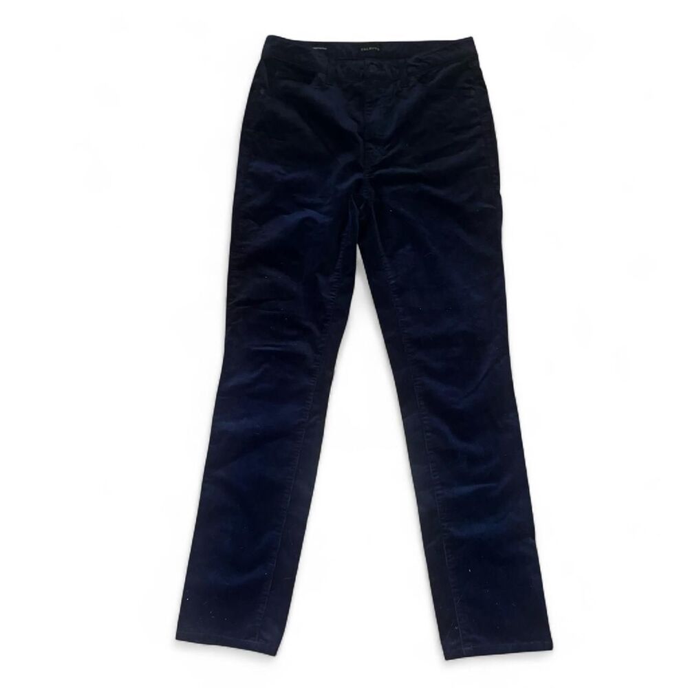 Talbots Women's Midnight Navy Corduroy Trousers SZ 6